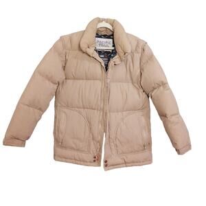 Pacific Trail Tan Puffer Jacket Medium